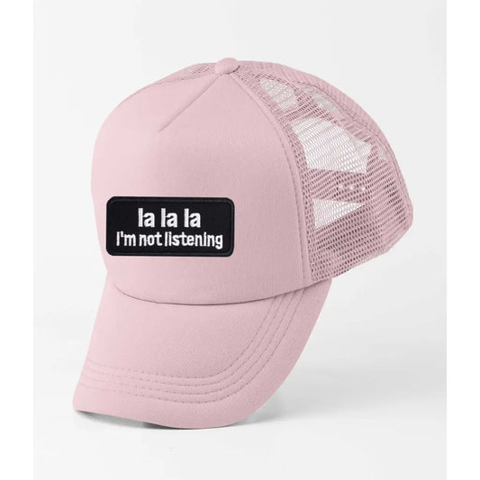 La La La Slogan Trucker Cap - Tshirtpark.com