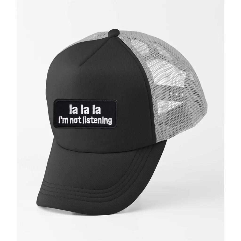 La La La Slogan Trucker Cap - Tshirtpark.com