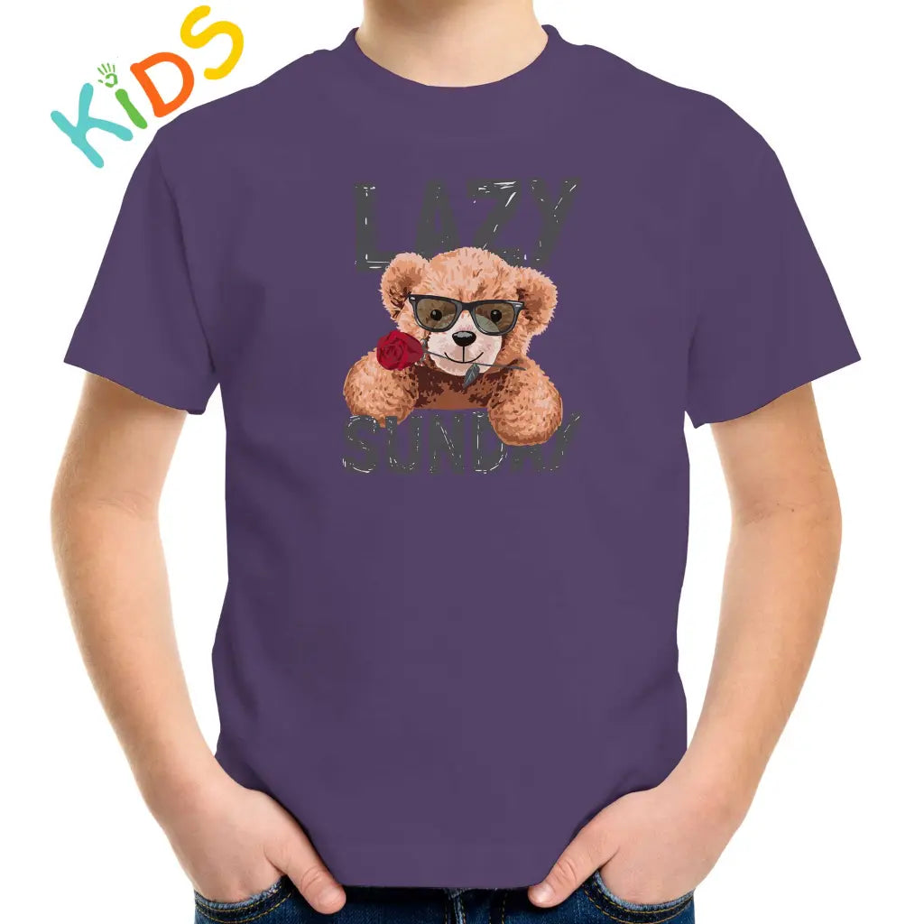 Lazy Sunday Kids T-shirt - Tshirtpark.com