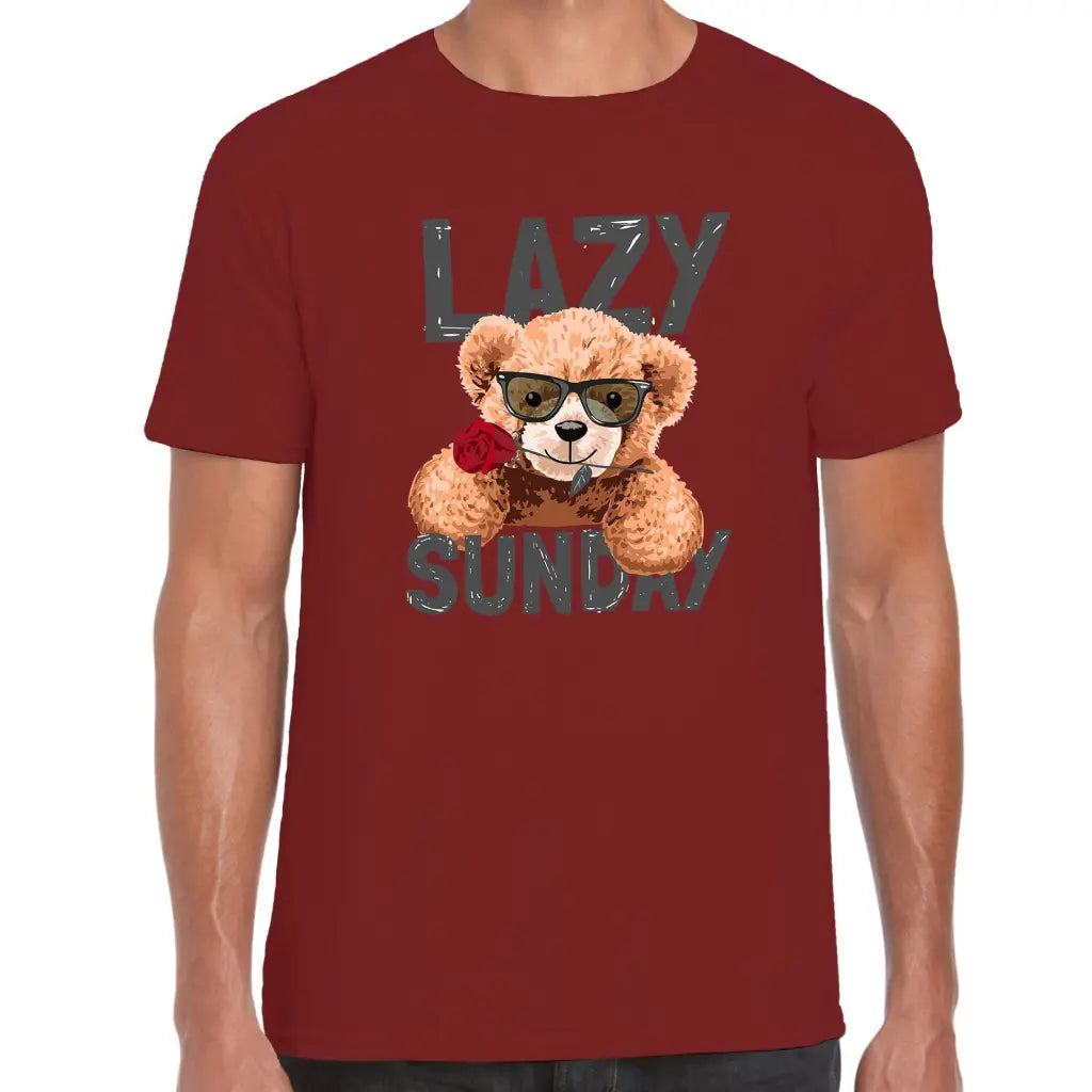 Lazy Sunday Teddy T-Shirt - Tshirtpark.com