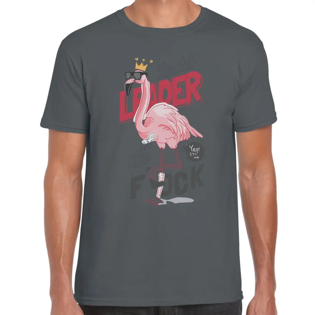 Leader Flamingo T-Shirt - Tshirtpark.com