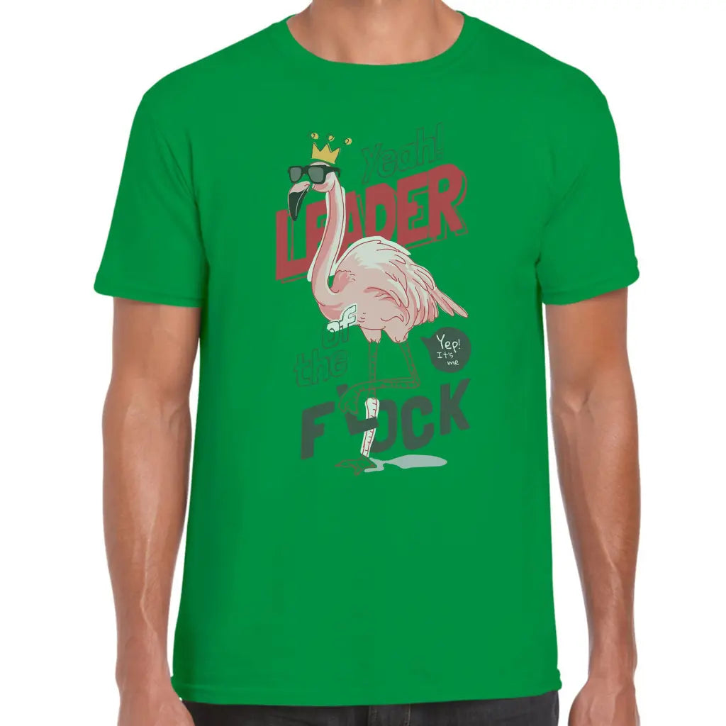 Leader Flamingo T-Shirt - Tshirtpark.com