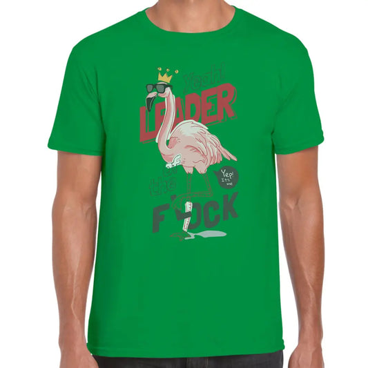 Leader Flamingo T-Shirt - Tshirtpark.com