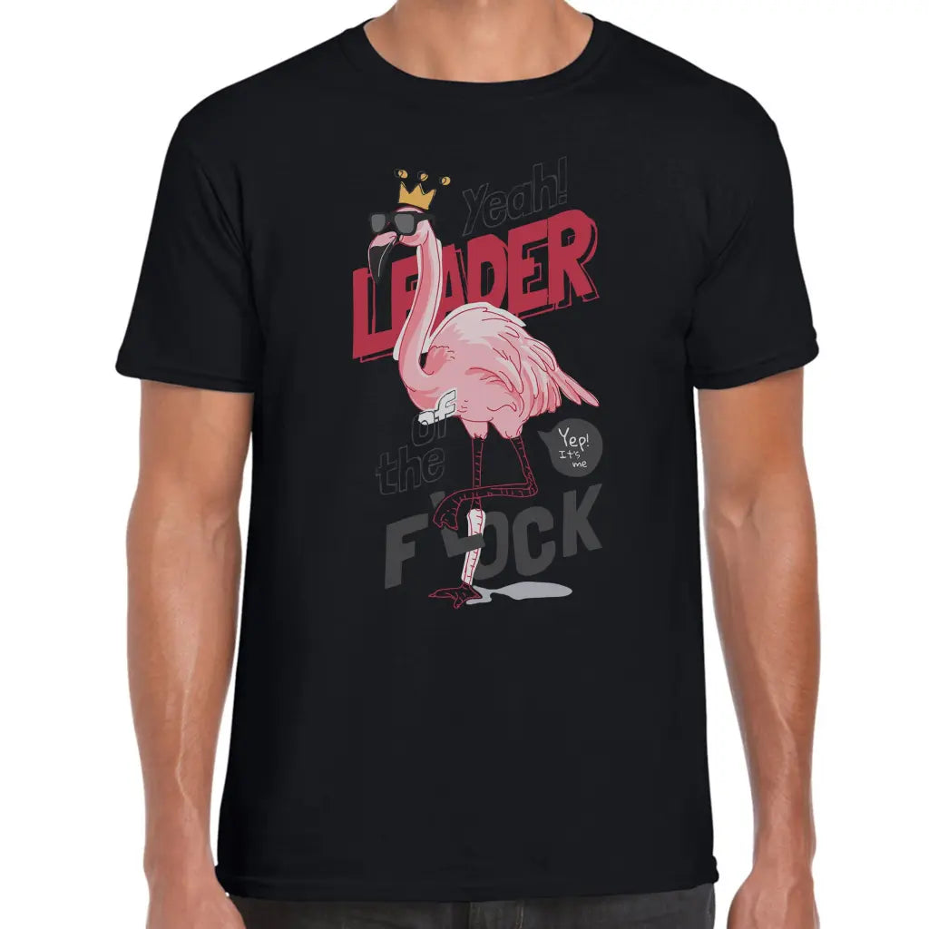 Leader Flamingo T-Shirt - Tshirtpark.com