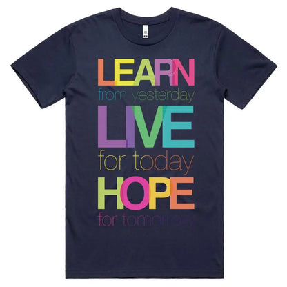 Learn Live Hope T-Shirt - Tshirtpark.com