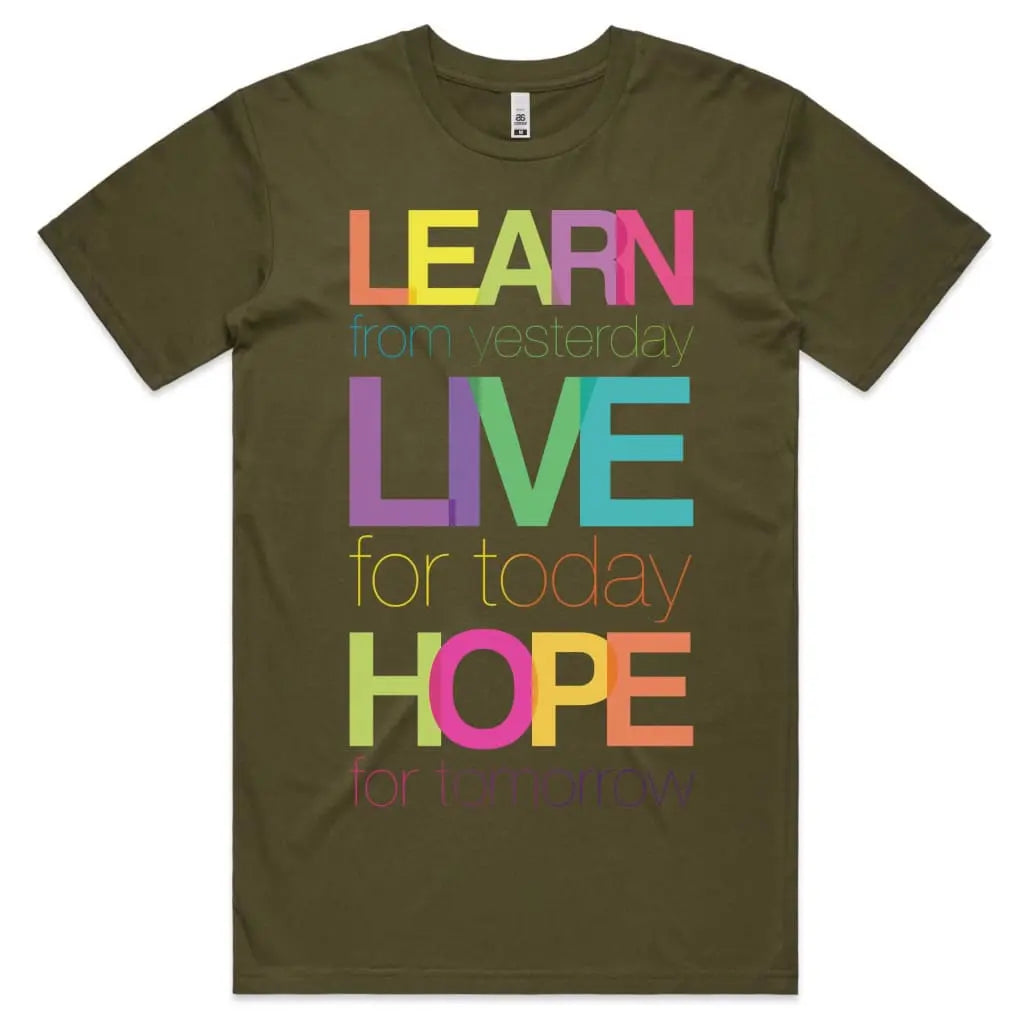 Learn Live Hope T-Shirt - Tshirtpark.com