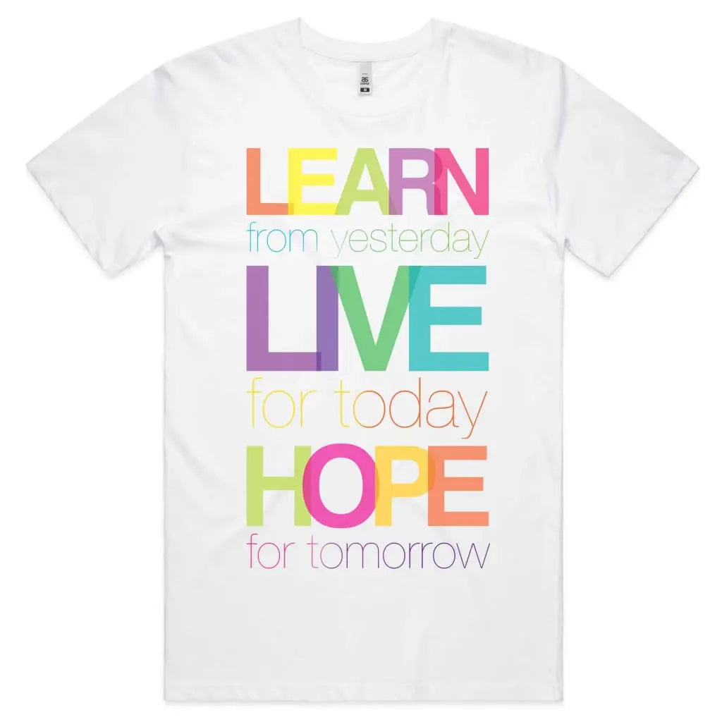 Learn Live Hope T-Shirt - Tshirtpark.com