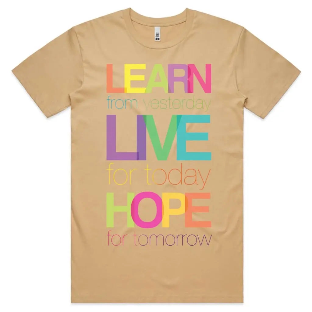 Learn Live Hope T-Shirt - Tshirtpark.com