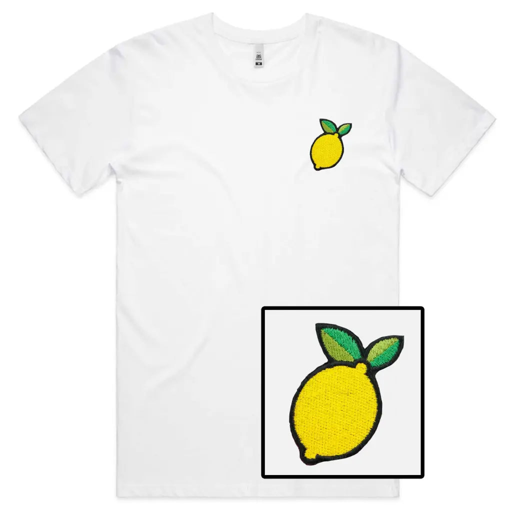 Lemon Embroidered T-Shirt - Tshirtpark.com
