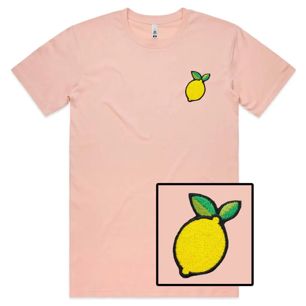 Lemon Embroidered T-Shirt - Tshirtpark.com