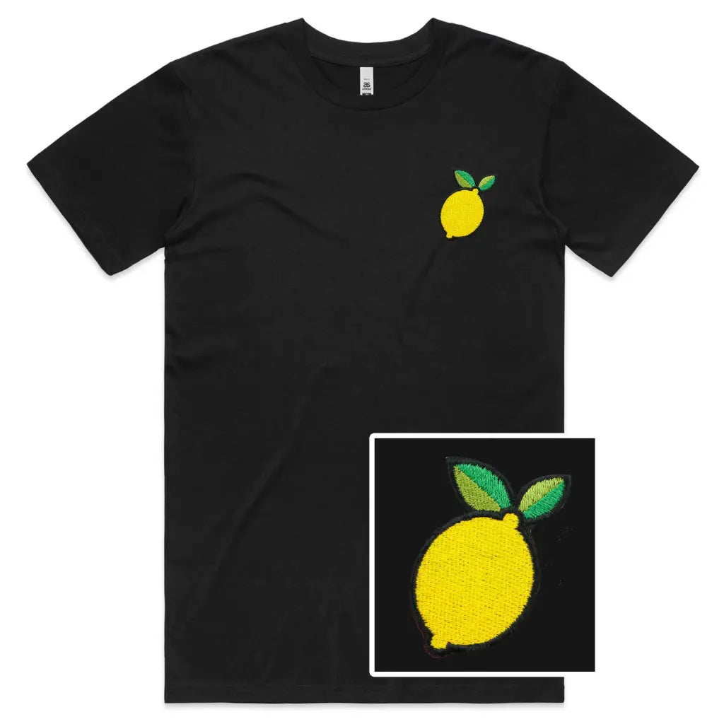 Lemon Embroidered T-Shirt - Tshirtpark.com