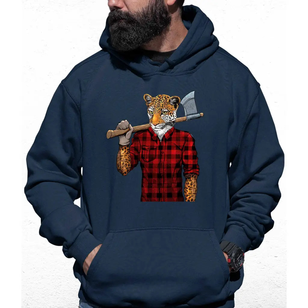 Leopard Axe Colour Hoodie - Tshirtpark.com