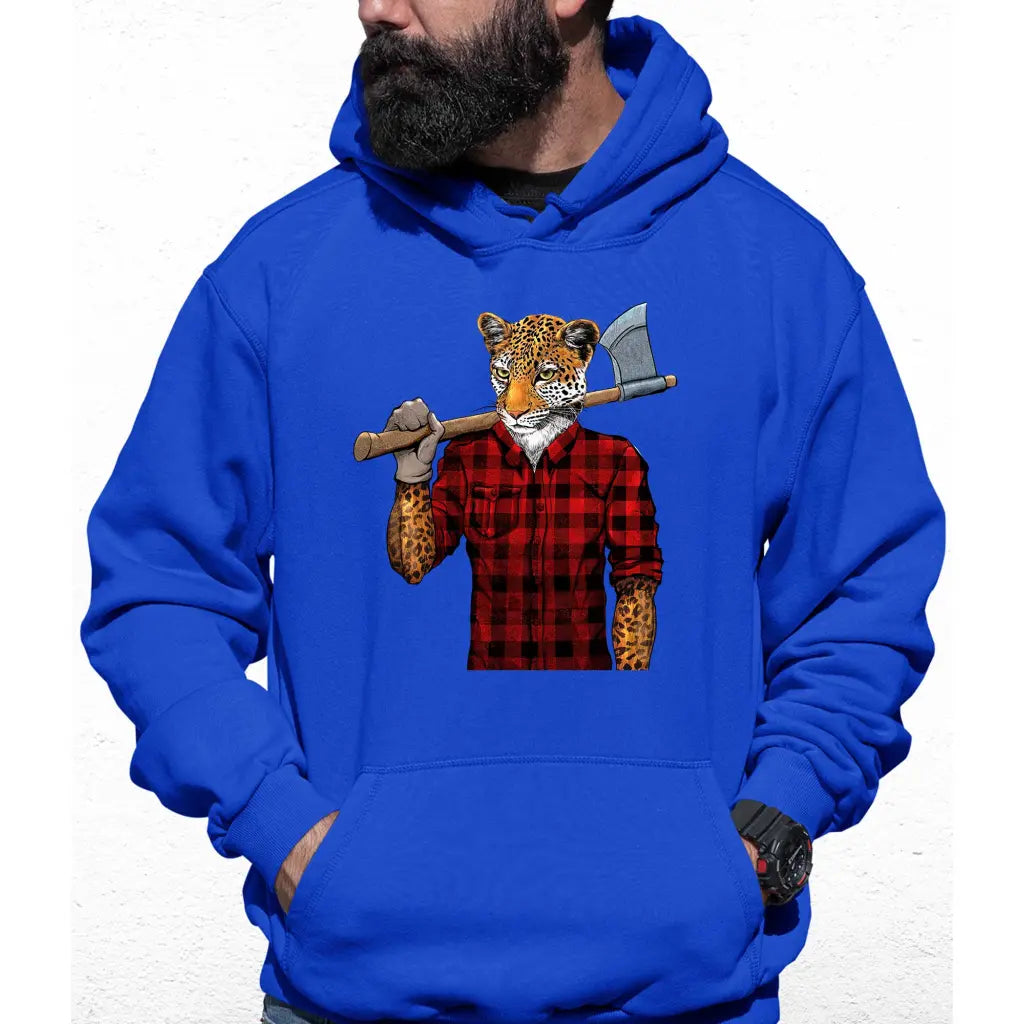 Leopard Axe Colour Hoodie - Tshirtpark.com