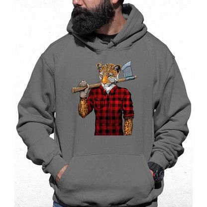 Leopard Axe Colour Hoodie - Tshirtpark.com