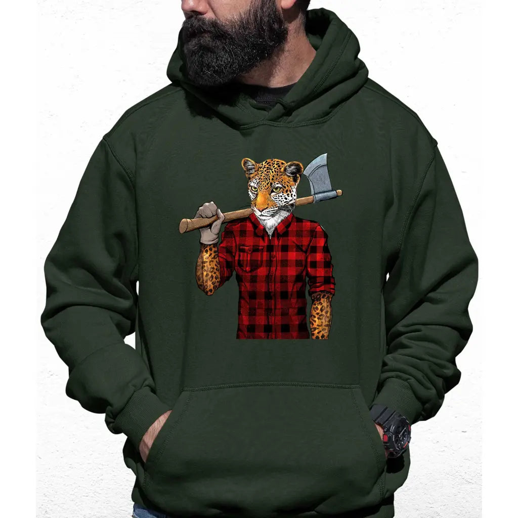 Leopard Axe Colour Hoodie - Tshirtpark.com