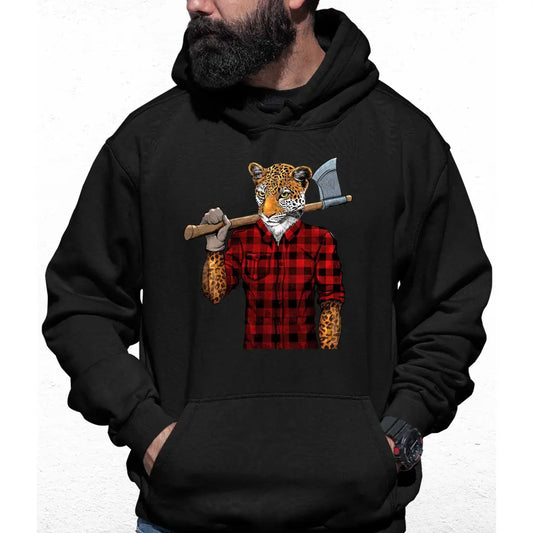 Leopard Axe Colour Hoodie - Tshirtpark.com