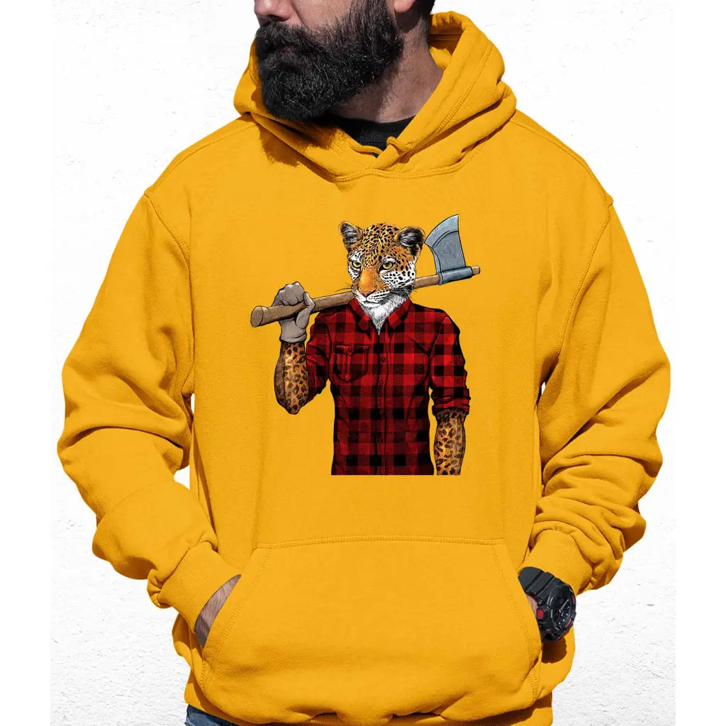 Leopard Axe Colour Hoodie - Tshirtpark.com