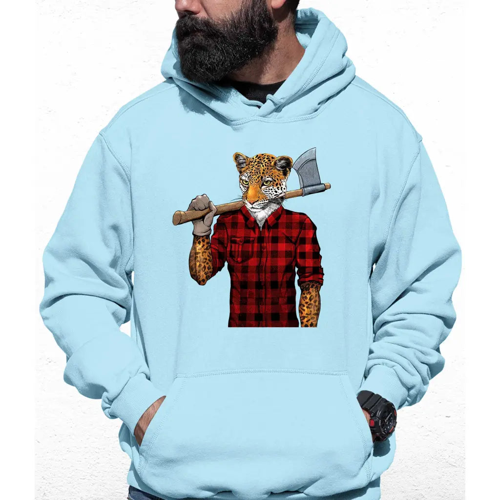 Leopard Axe Colour Hoodie - Tshirtpark.com