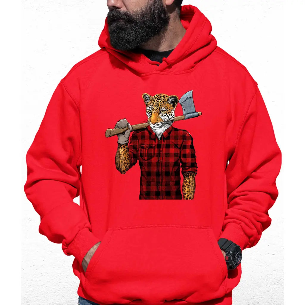 Leopard Axe Colour Hoodie - Tshirtpark.com