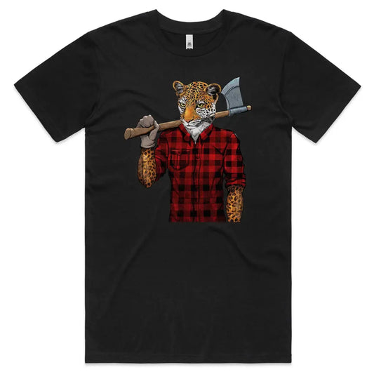 Leopard Axe T-Shirt - Tshirtpark.com