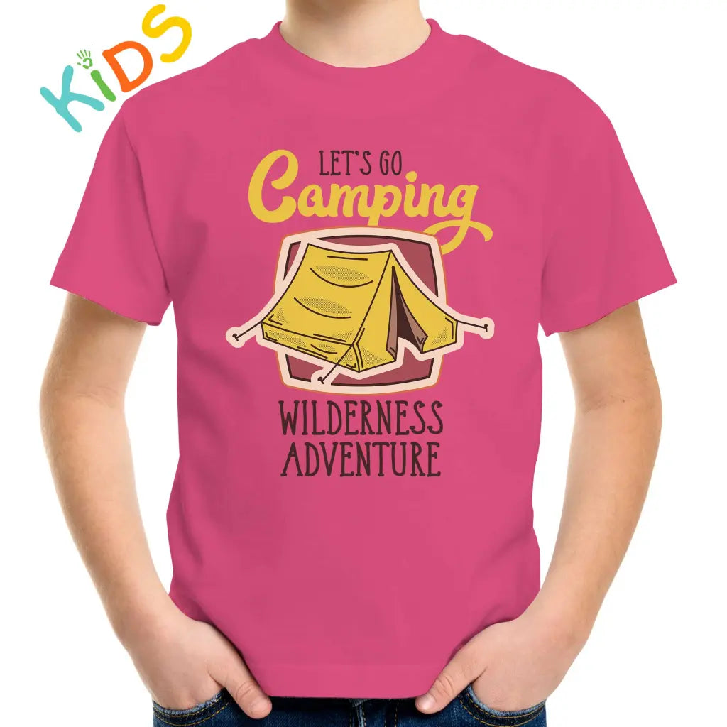 LEt’s Go Camping Kids T-shirt - Tshirtpark.com