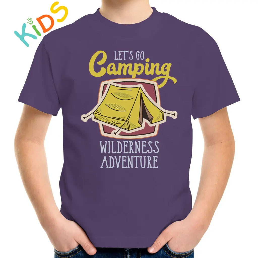 LEt’s Go Camping Kids T-shirt - Tshirtpark.com