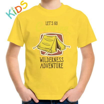 LEt’s Go Camping Kids T-shirt - Tshirtpark.com