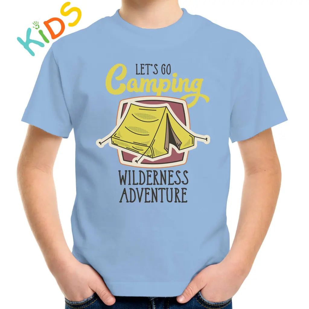 LEt’s Go Camping Kids T-shirt - Tshirtpark.com