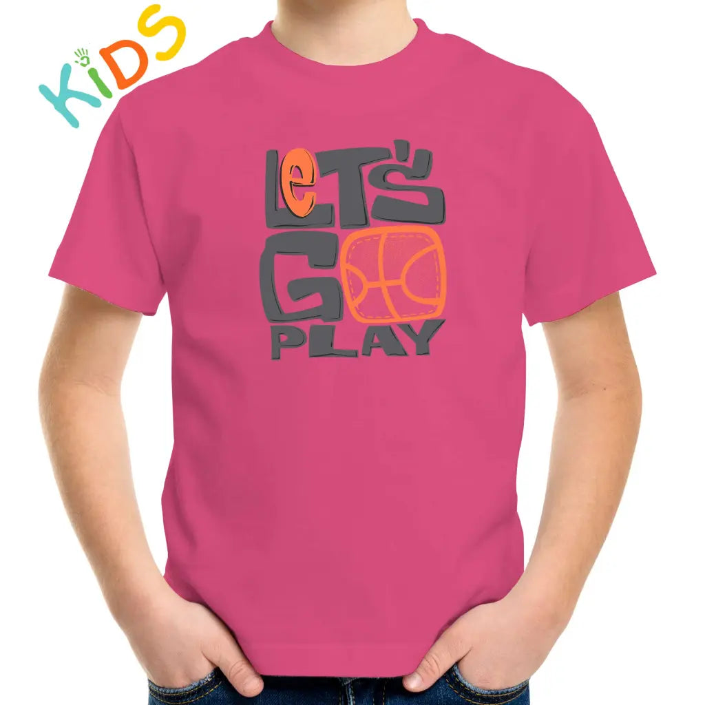 Lets Go Play Kids T-shirt - Tshirtpark.com
