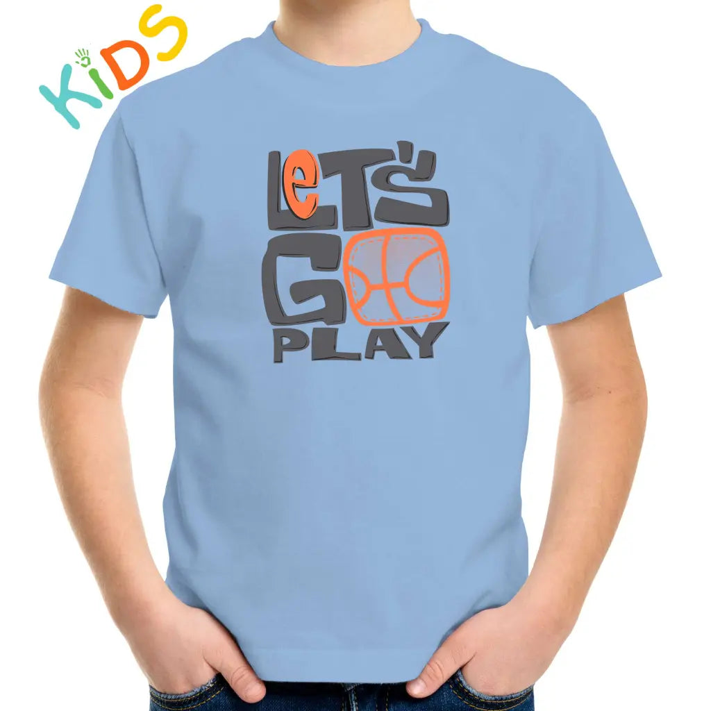 Lets Go Play Kids T-shirt - Tshirtpark.com