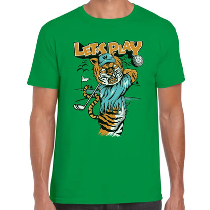 Lets Play Tiger T-Shirt - Tshirtpark.com