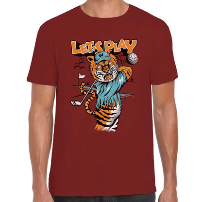 Lets Play Tiger T-Shirt - Tshirtpark.com