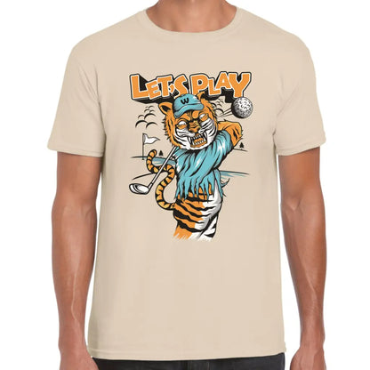 Lets Play Tiger T-Shirt - Tshirtpark.com