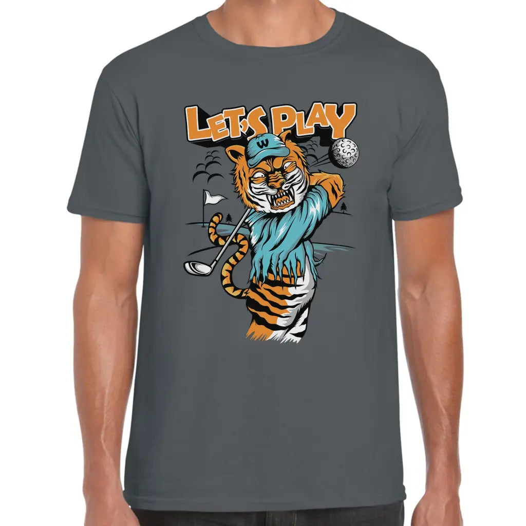 Lets Play Tiger T-Shirt - Tshirtpark.com