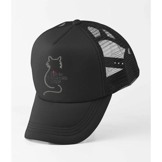 Life Is Better With Cats Trucker Cap - Tshirtpark.com