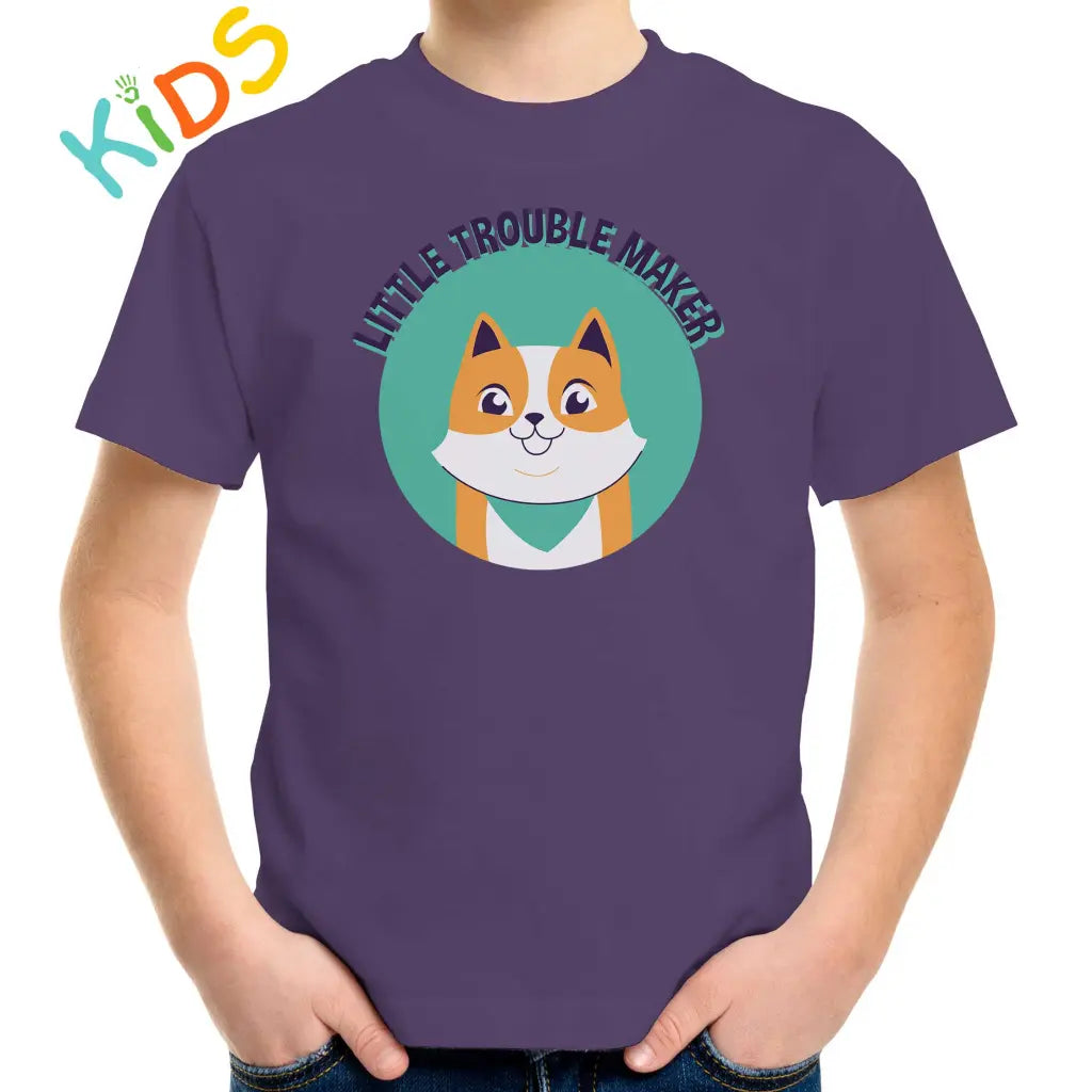 Little Trouble Maker Kids T-shirt - Tshirtpark.com