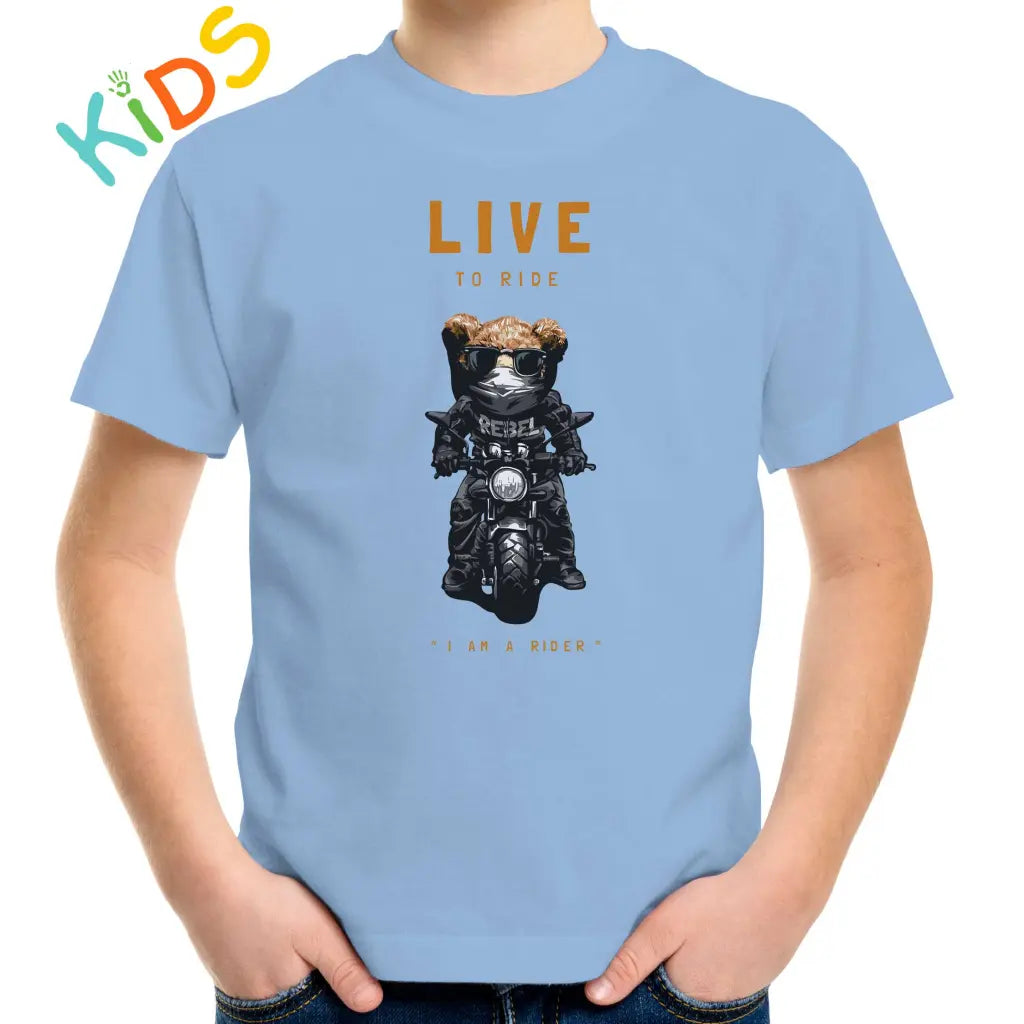 Live To Ride Kids T-shirt - Tshirtpark.com