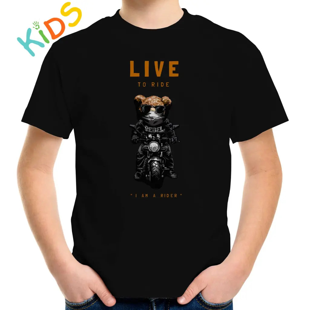 Live To Ride Kids T-shirt - Tshirtpark.com