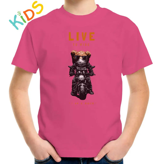 Live To Ride Kids T-shirt - Tshirtpark.com