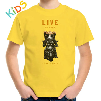 Live To Ride Kids T-shirt - Tshirtpark.com