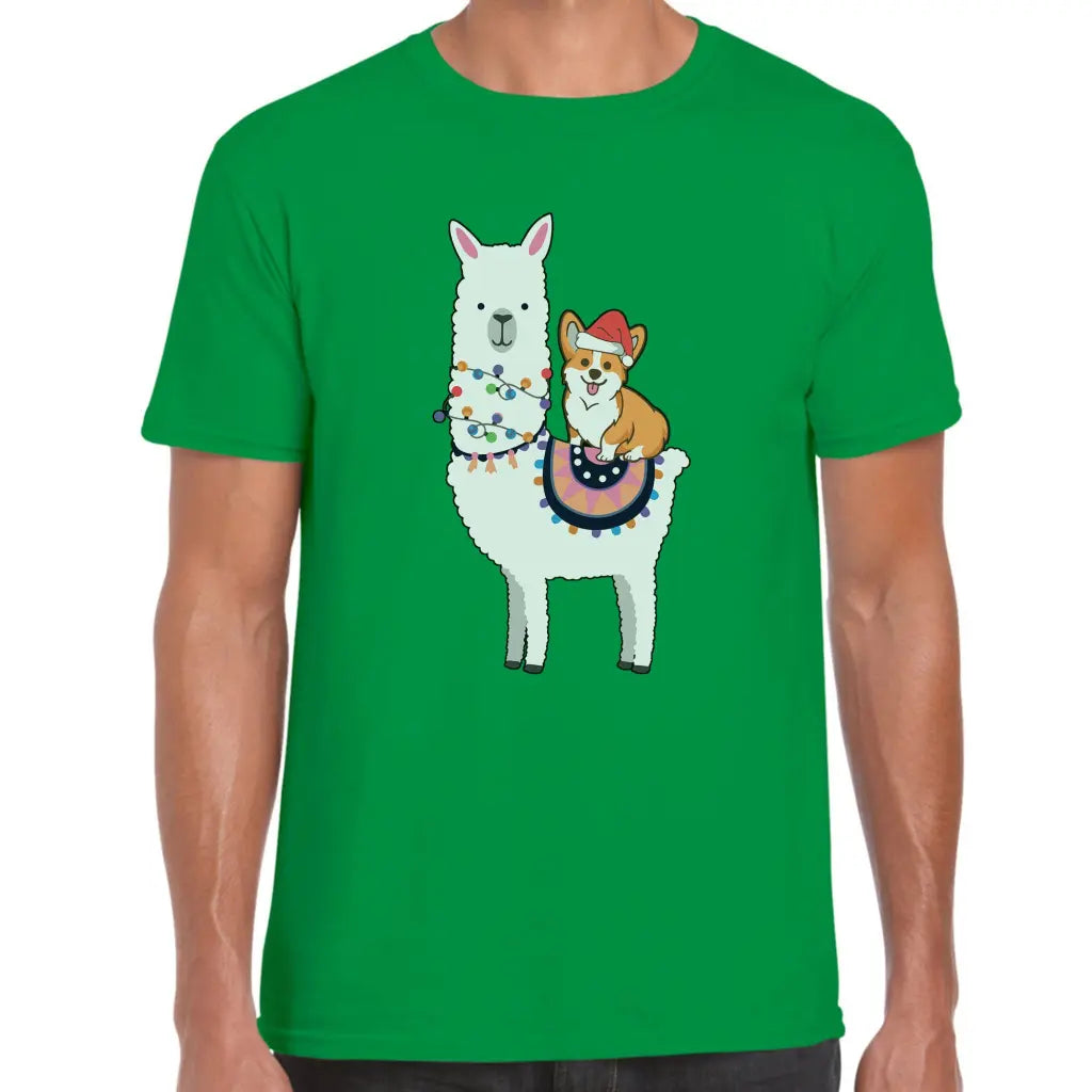 Llama And Dog T-Shirt - Tshirtpark.com