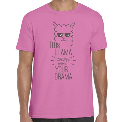 Llama Doesn’t Want Your Drama T-Shirt - Tshirtpark.com