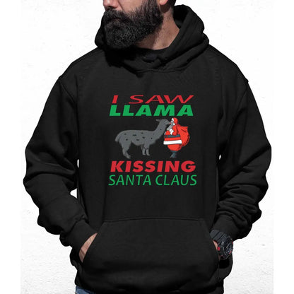 Llama Santa Colour Hoodie - Tshirtpark.com