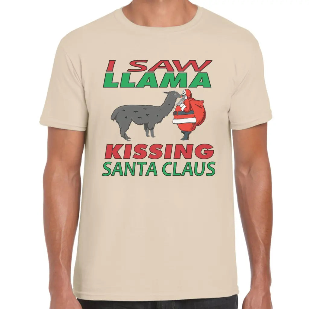 Llama Santa T-Shirt - Tshirtpark.com