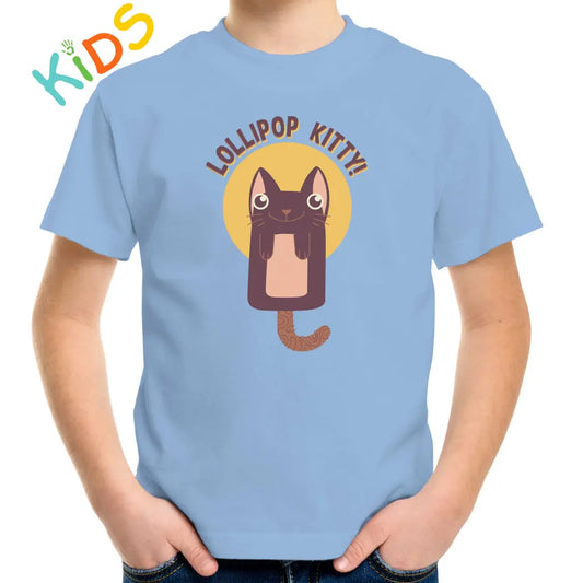 Lollipop Kitty Kids T-shirt - Tshirtpark.com