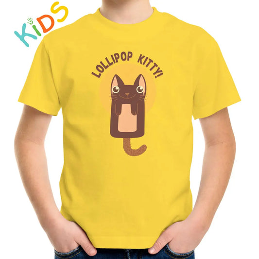 Lollipop Kitty Kids T-shirt - Tshirtpark.com
