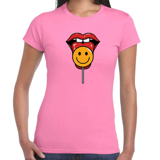 Lollipop Lips Ladies T-shirt - Tshirtpark.com