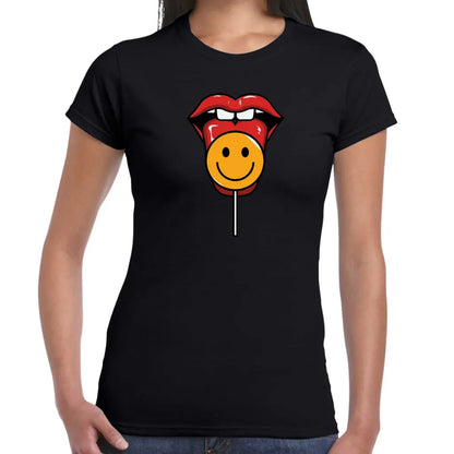 Lollipop Lips Ladies T-shirt - Tshirtpark.com