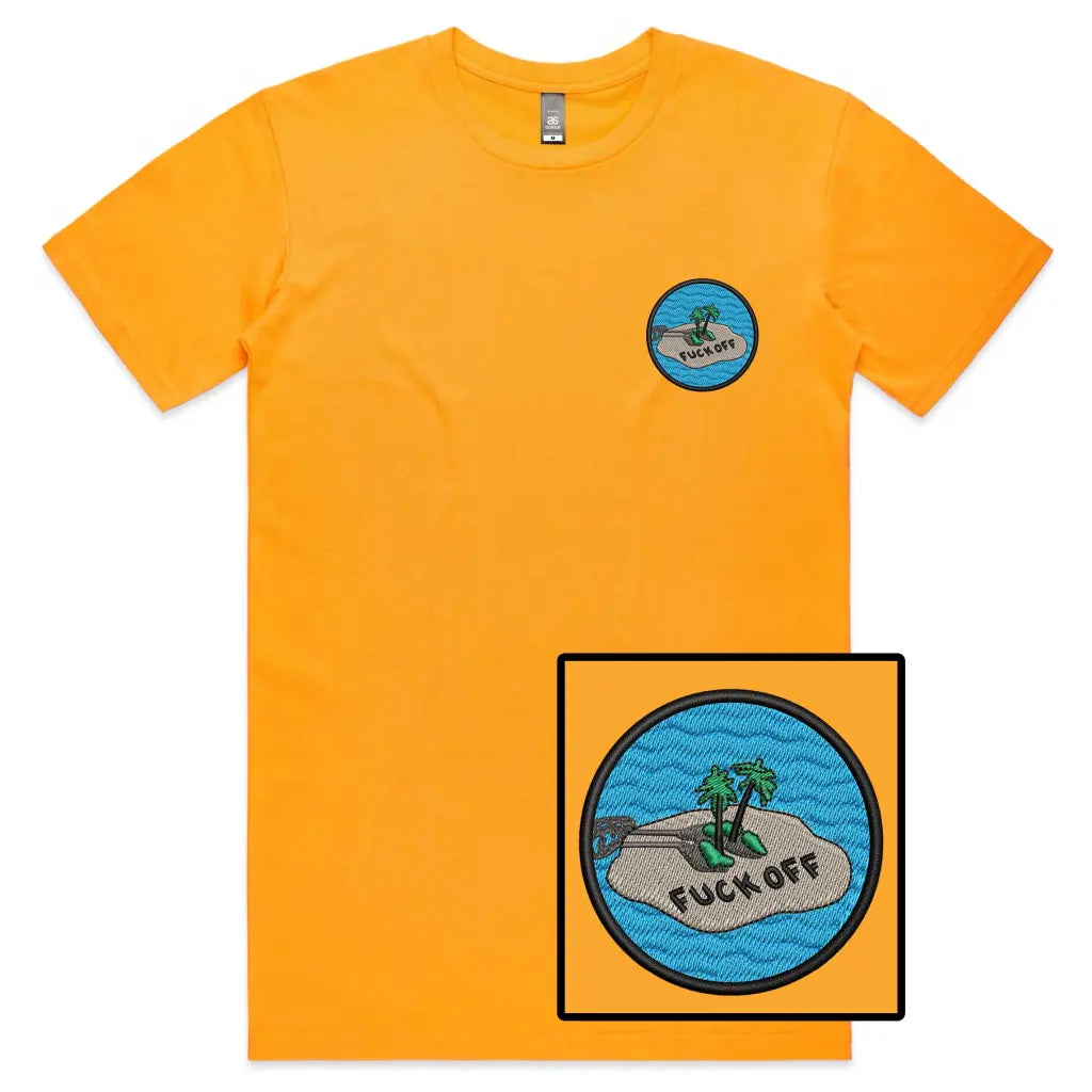 Lonely Island Embroidered T-Shirt - Tshirtpark.com