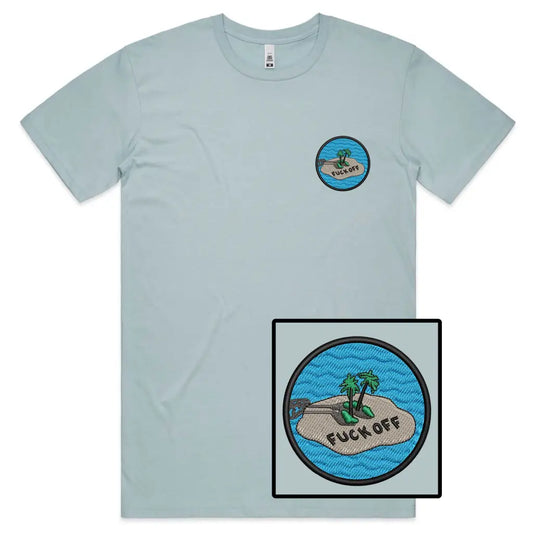 Lonely Island Embroidered T-Shirt - Tshirtpark.com